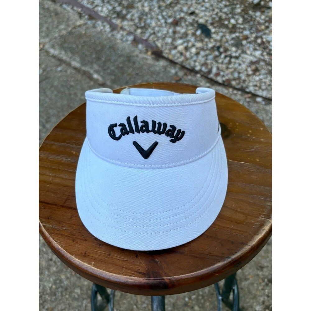 Callaway Tour Authentic Golf Visor White Adjustable XR Great Big Bertha Odyssey